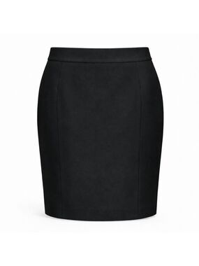 Ann Taylor LOFT Black Pencil Skirt Size 12 Stretch Career Work